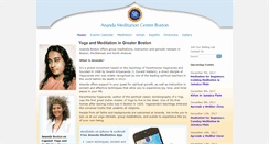 Desktop Screenshot of anandaboston.org